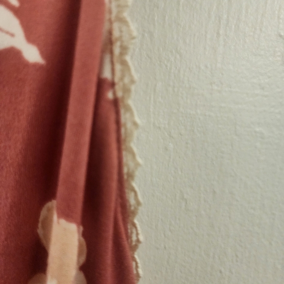 French Grey Floral Maxi Dress NWT size M - Picture 3 of 11